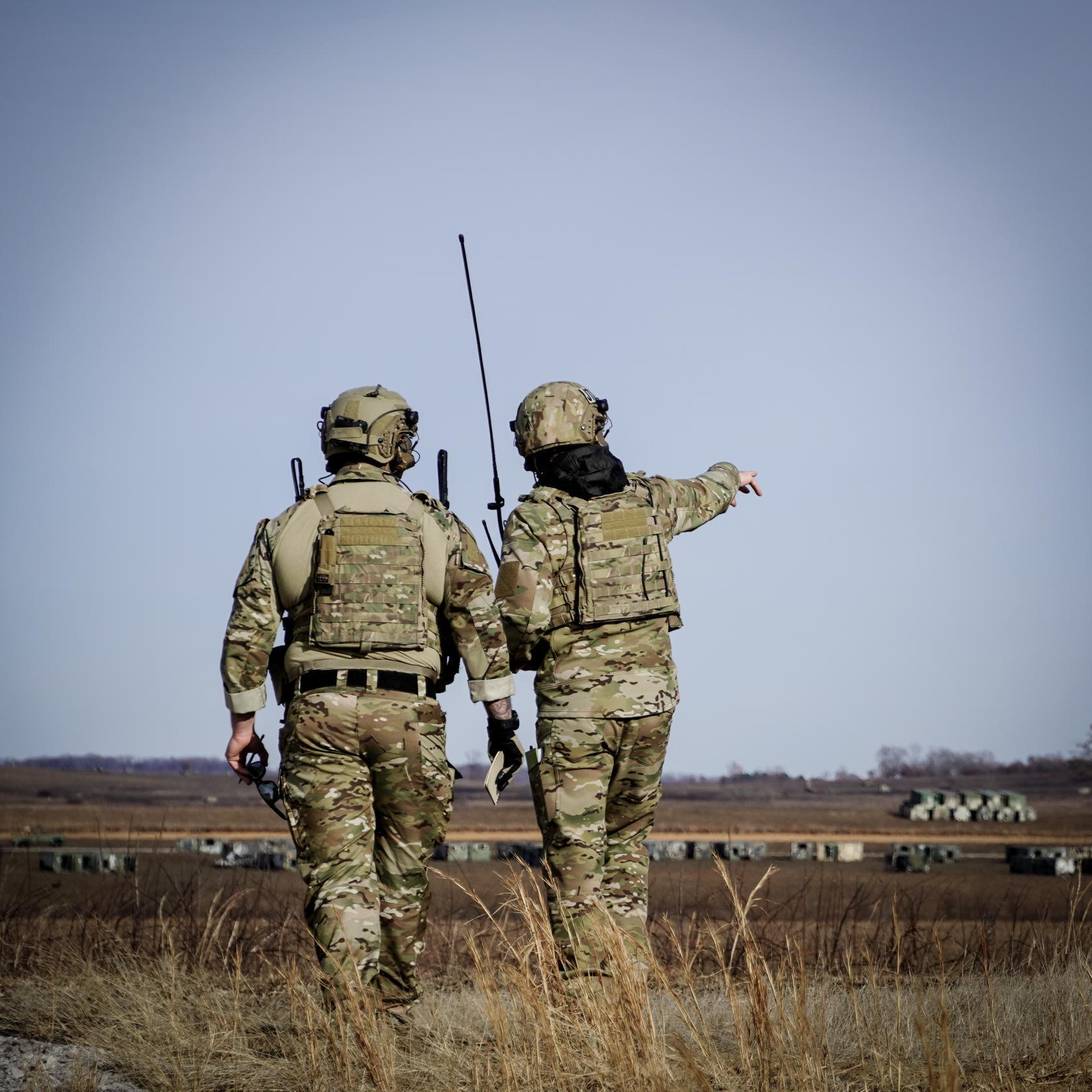 Close air support training