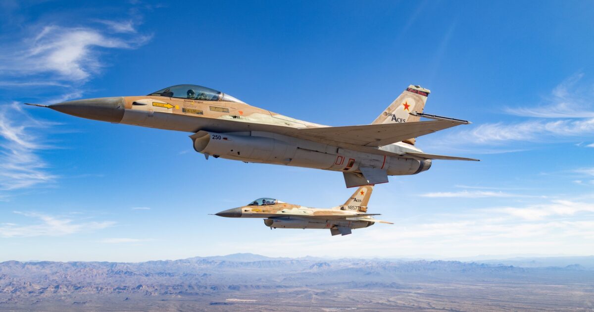 Screenshot or Official Image for topaces.com - Top Aces | Top Aces | Advanced Adversary Air (ADAIR) Training